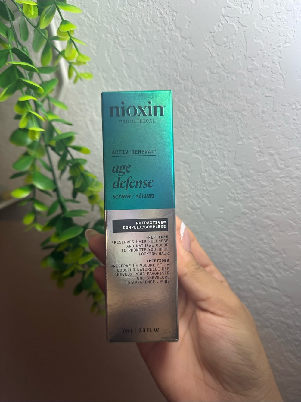 Nioxin Age Defense Serum - Teal/Gold